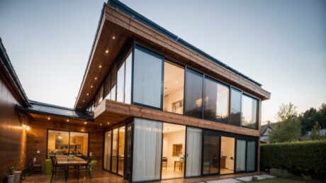 Эко технологии в деревянных домах: интеграция солнечных панелей и вертикальных садов 1 Эко технологии в деревянных домах: интеграция солнечных панелей и вертикальных садов