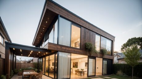 Деревянные дома с интегрированными вертикальными садами и натуральной изоляцией 3 Деревянные дома с интегрированными вертикальными садами и натуральной изоляцией