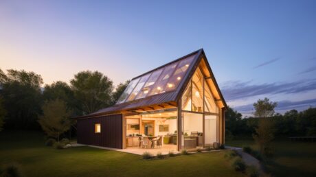 Барнхаус с прозрачной крышей: одноэтажный дом под звёздами 3 Барнхаус с прозрачной крышей: одноэтажный дом под звёздами