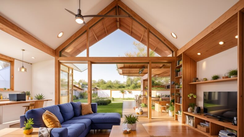 Инновационные элементы дизайна интерьера в домах из СИП-панелей: экологичность и стиль 4 Инновационные элементы дизайна интерьера в домах из СИП-панелей: экологичность и стиль