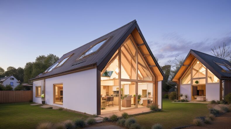 Гибридный дом: каркасный домик с керамическими блоками для теплового контура 4 Гибридный дом: каркасный домик с керамическими блоками для теплового контура