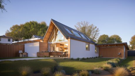 Экодизайн одноэтажного дома с плоской крышей из газобетона: скрытые сады 5 Экодизайн одноэтажного дома с плоской крышей из газобетона: скрытые сады