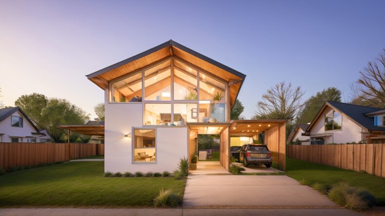 Как сочетать дом 7 на 7 в одноэтажном и двухэтажном исполнении на одном участке 5 Как сочетать дом 7 на 7 в одноэтажном и двухэтажном исполнении на одном участке