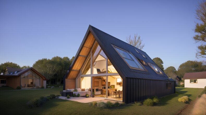 Треугольные домики: проектирование энергоэффективных домов-пирамид 4 Треугольные домики: проектирование энергоэффективных домов-пирамид